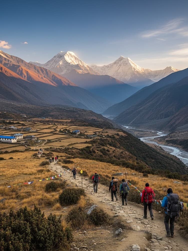 Popular Trekking in the Annapurna Region of Nepal